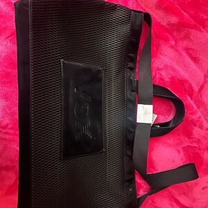 Victoria's Secret Black Mesh Duffel Bag